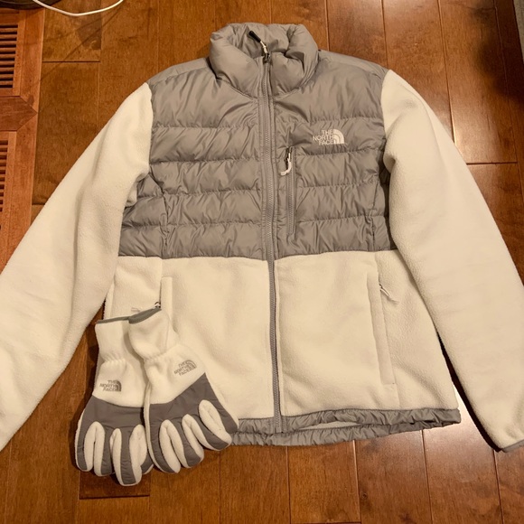 The North Face Jackets & Blazers - women’s north face jacket + gloves